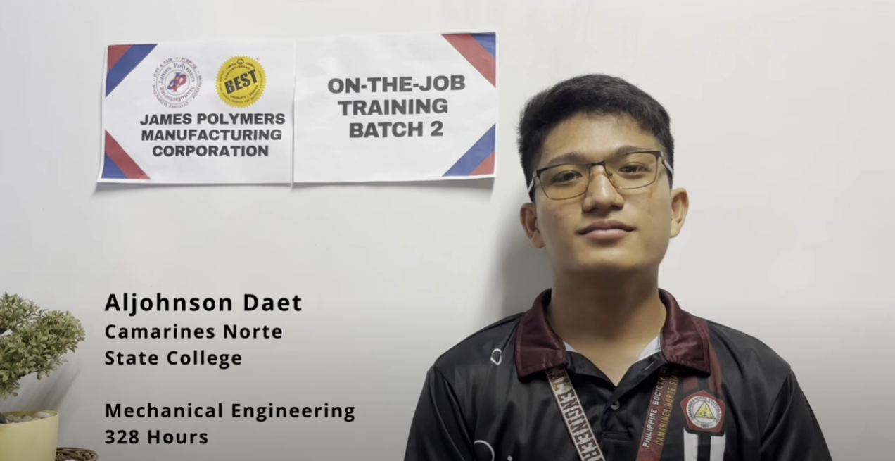 Aljohnson Daet Shares His Inspiring Testimony