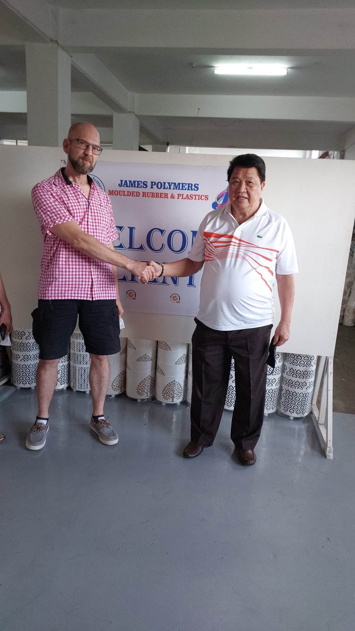 German Client Visit and Plant Tour