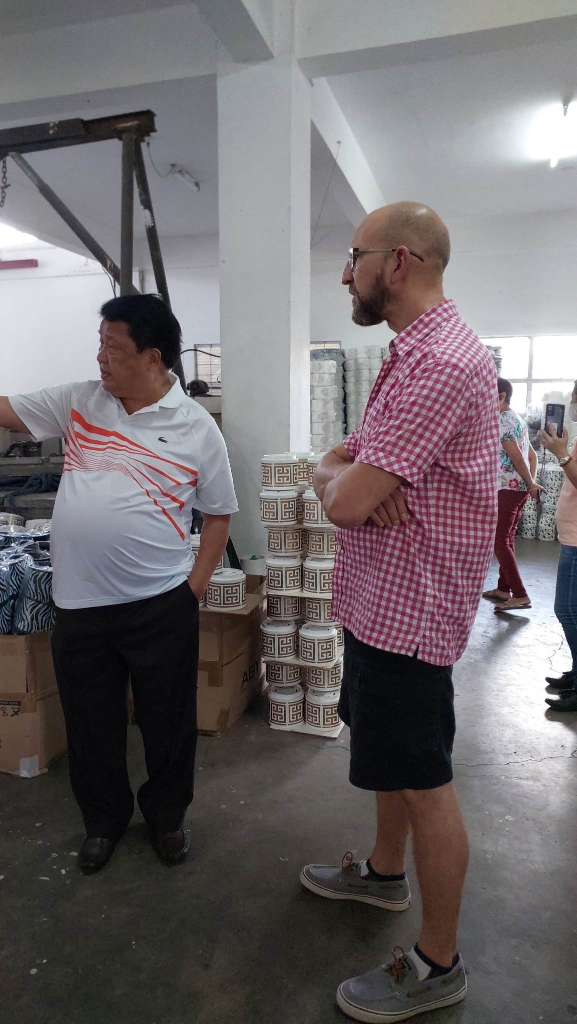German Client Visit and Plant Tour