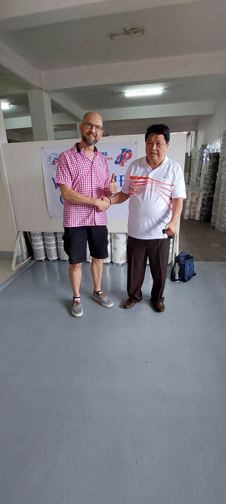 German Client Visit and Plant Tour