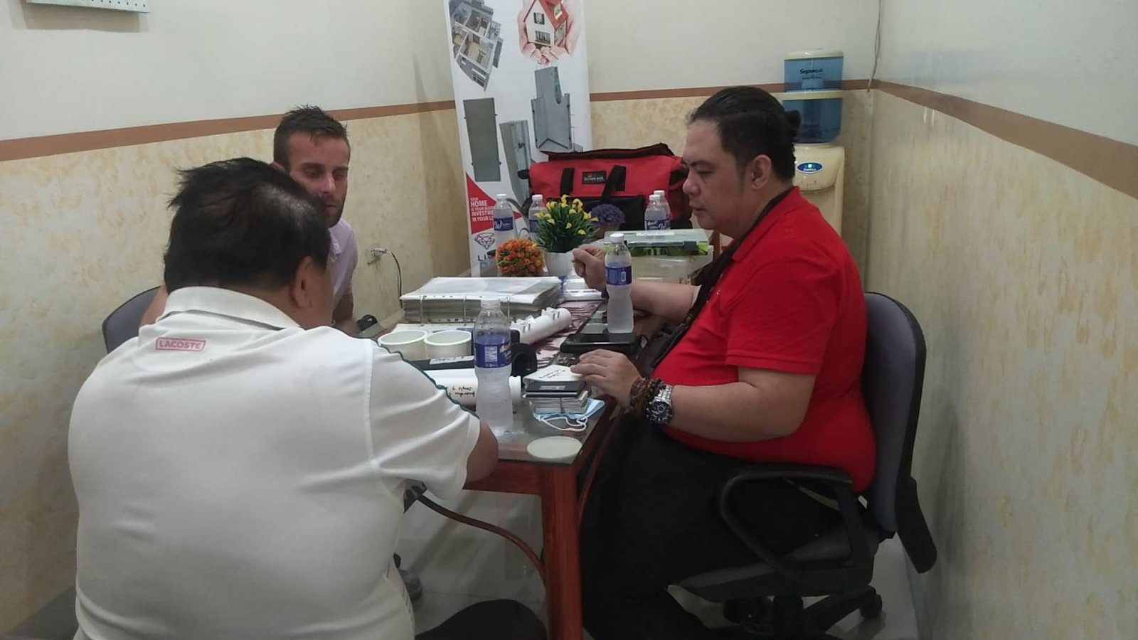 Business Meeting and Product Discussion with U.S. Client at James Polymers