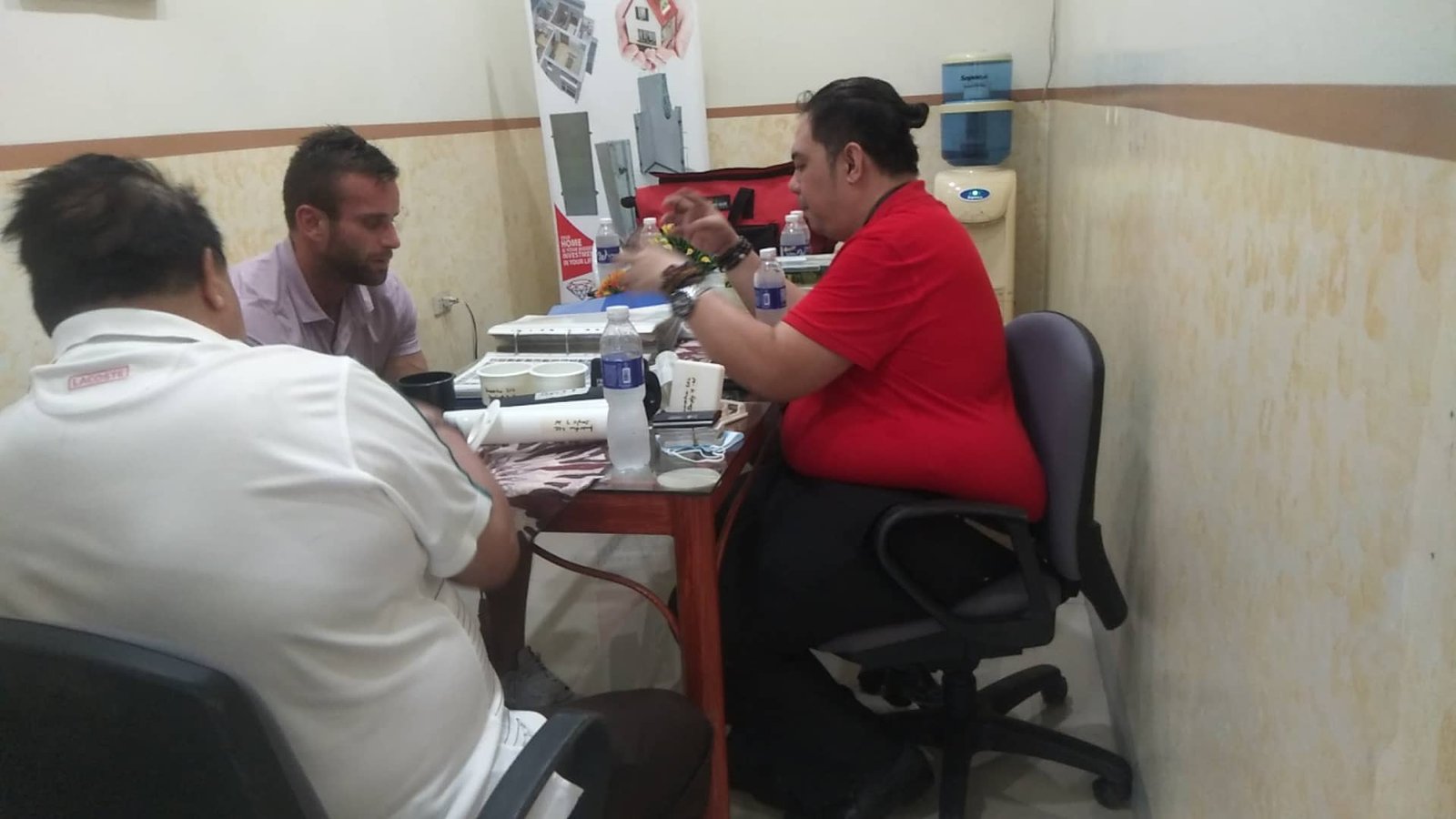 Business Meeting and Product Discussion with U.S. Client at James Polymers