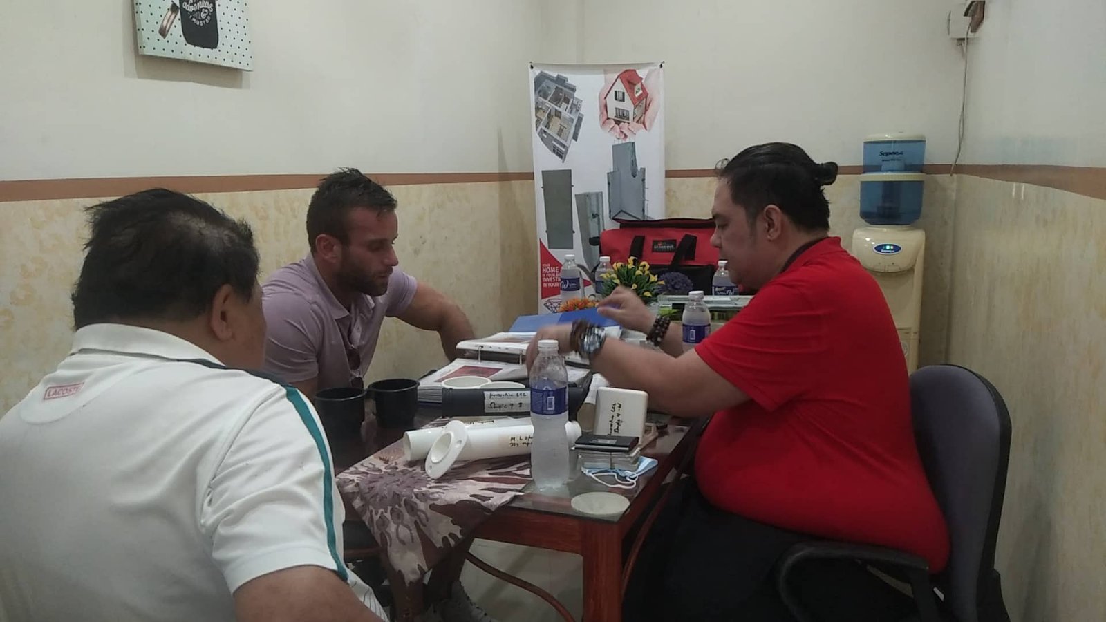 Business Meeting and Product Discussion with U.S. Client at James Polymers