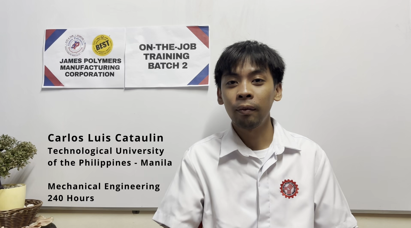 Carlos shares practical engineering skills